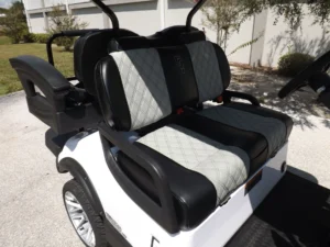 White 2023 HONOR LSV 2+2 G1 Lifted Lithium Golf Cart10