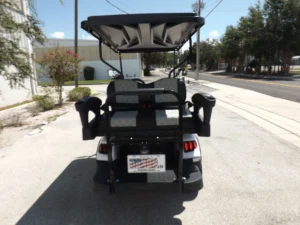 White 2023 HONOR LSV 2+2 G1 Lifted Lithium Golf Cart3