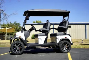 White 2024 Denago EV Rover XL Golf Cart2