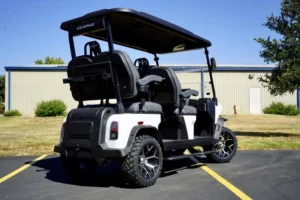 White 2024 Denago EV Rover XL Golf Cart5