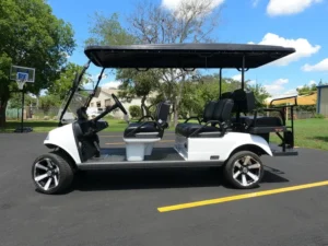 White 2024 EVolution Carrier 6 Plus Golf Cart1