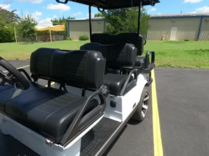 White 2024 EVolution Carrier 6 Plus Golf Cart2