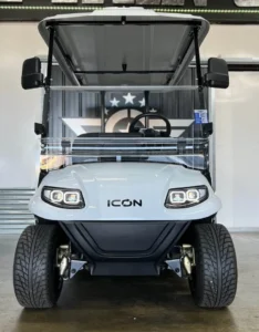 White 2024 Icon EV i40F Golf Cart for Sale4