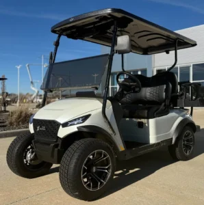 White 2024 MadJax X Series 4 Golf Cart1