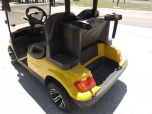 Yellow 2022 Advanced EV AEV 2 Golf Cart13