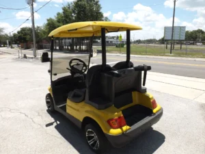 Yellow 2022 Advanced EV AEV 2 Golf Cart4